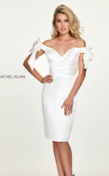 3 of 12 Rachel Allan L1178 Dress White