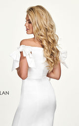 12 of 12 Rachel Allan L1178 Dress White