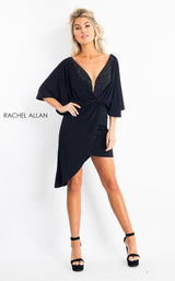 1 of 12 Rachel Allan L1185 Dress Black