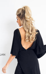 10 of 12 Rachel Allan L1185 Dress Black