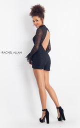 7 of 12 Rachel Allan L1188 Jumpsuit Black