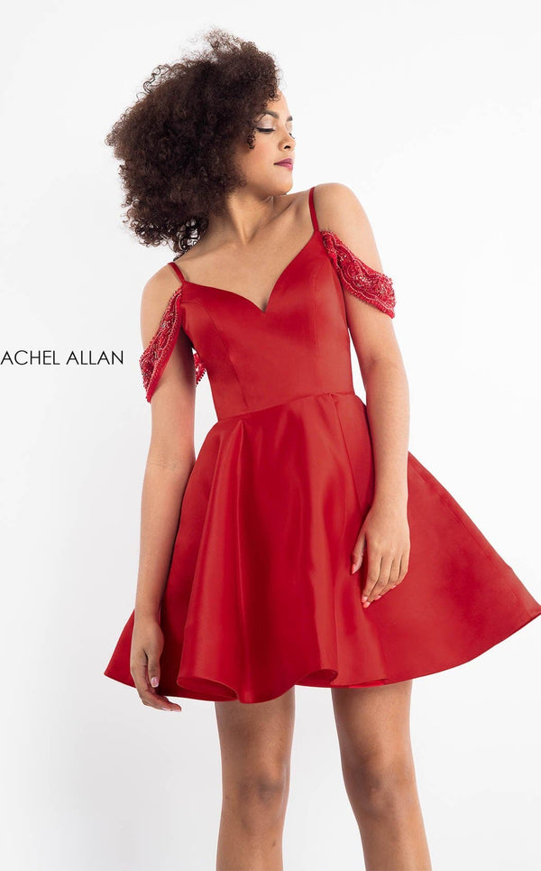 Rachel Allan L1190 Dress Red