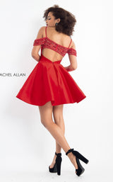 8 of 12 Rachel Allan L1190 Dress Red