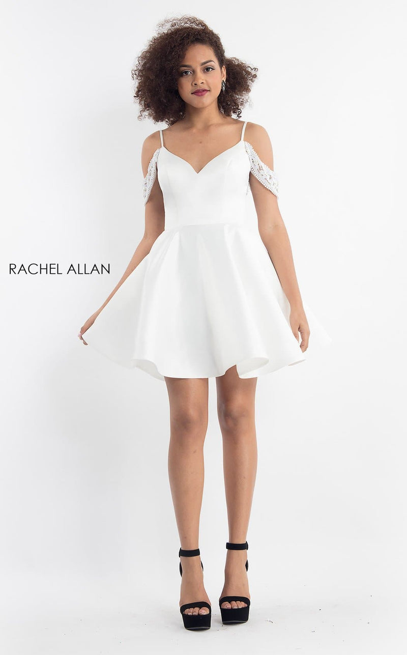 Rachel Allan L1190 Dress White