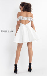 9 of 12 Rachel Allan L1190 Dress White