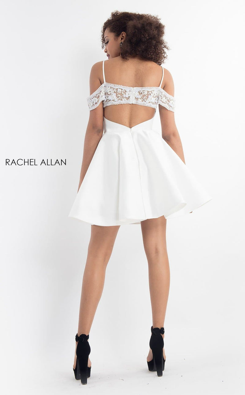 Rachel Allan L1190 Dress White