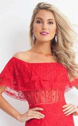 6 of 8 Rachel Allan L1191 Dress Red