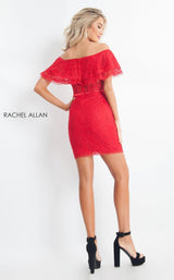 7 of 8 Rachel Allan L1191 Dress Red