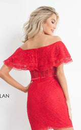 8 of 8 Rachel Allan L1191 Dress Red