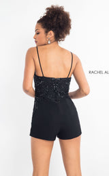 8 of 8 Rachel Allan L1207 Dress Black