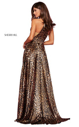 2 of 4 Sherri Hill 53301 Animal-Print