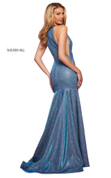 2 of 4 Sherri Hill 53372 Electric-Blue