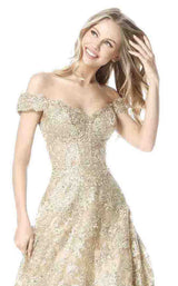 24 of 36 Sherri Hill 51573 Gold