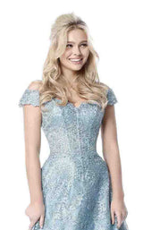 28 of 36 Sherri Hill 51573 Light Blue