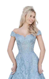 20 of 36 Sherri Hill 51573 Light Blue