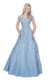 2 of 36 Sherri Hill 51573 Light Blue