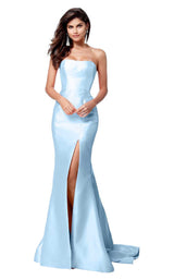 4 of 24 Sherri Hill 51671 Light Blue