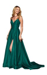 2 of 18 Sherri Hill 52245 Emerald