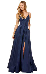 4 of 18 Sherri Hill 52245 Navy