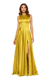 6 of 24 Sherri Hill 52407 Yellow