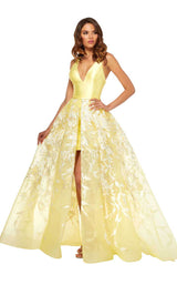 1 of 6 Sherri Hill 52458 Yellow