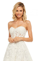 5 of 8 Sherri Hill 52513 Ivory