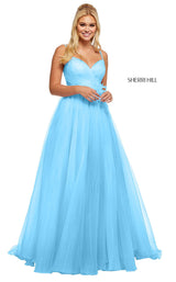 3 of 8 Sherri Hill 52703 Light Blue