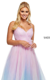 5 of 8 Sherri Hill 52703 Pink-Green