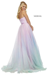 4 of 8 Sherri Hill 52703 Pink-Green