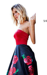 15 of 18 Sherri Hill 52722 Black-Red-Print