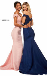 8 of 18 Sherri Hill 52874 Blush