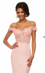 15 of 18 Sherri Hill 52874 Blush