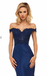 16 of 18 Sherri Hill 52874 Navy