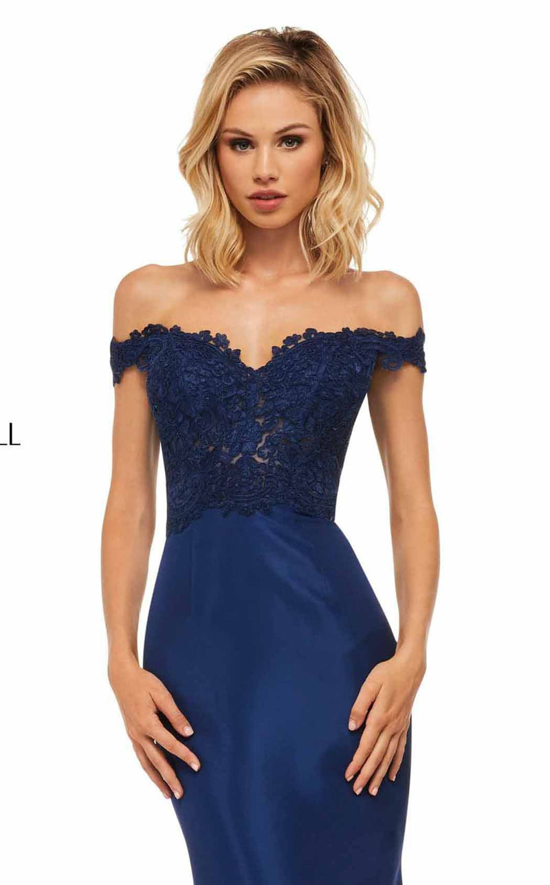 Sherri Hill 52874 Navy