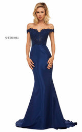 7 of 18 Sherri Hill 52874 Navy