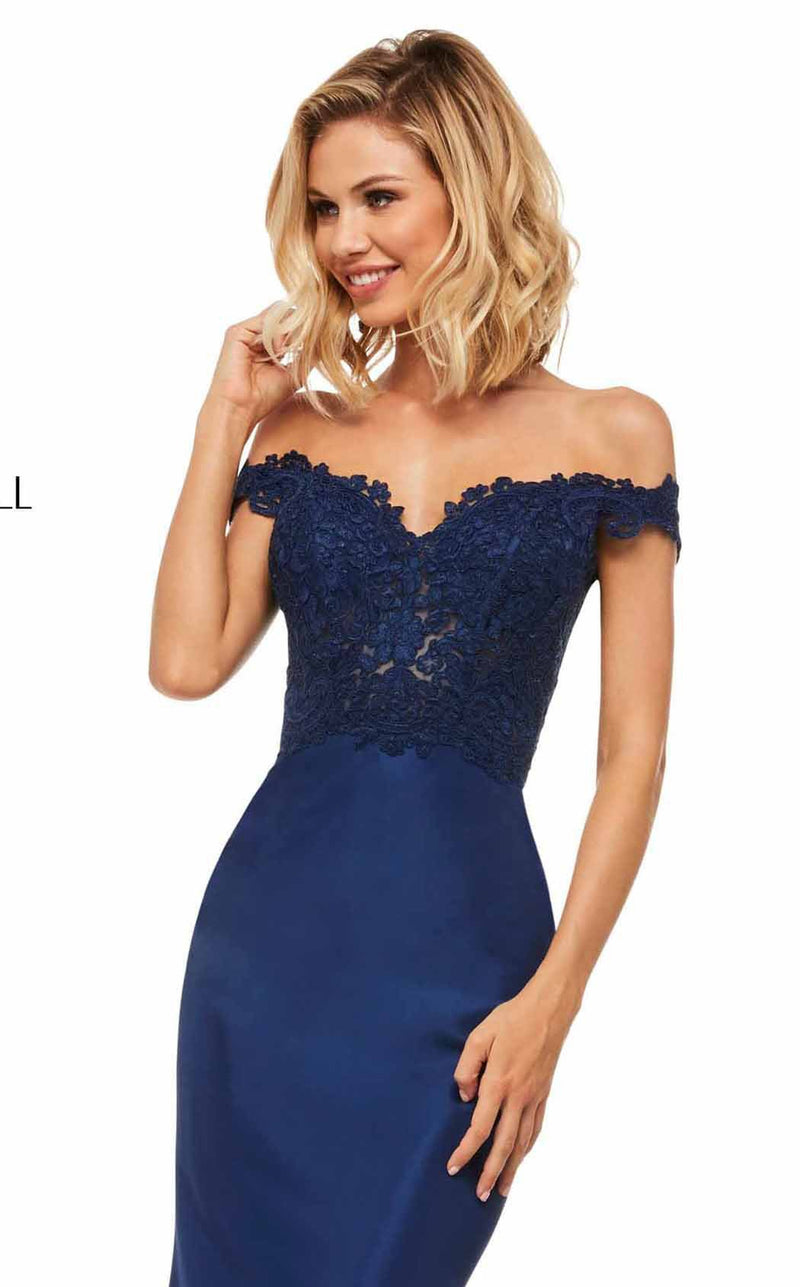 Sherri Hill 52874 Navy