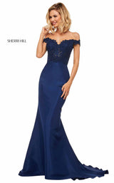 3 of 18 Sherri Hill 52874 Navy