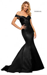 1 of 10 Sherri Hill 52895 Black