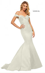 4 of 10 Sherri Hill 52895 Ivory