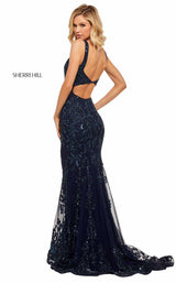 11 of 26 Sherri Hill 52925 Navy