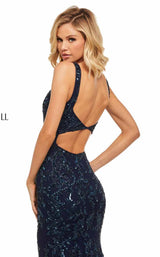 24 of 26 Sherri Hill 52925 Navy