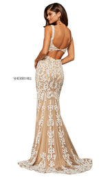 12 of 26 Sherri Hill 52925 Nude/Ivory