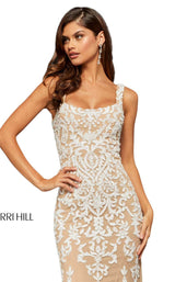 15 of 26 Sherri Hill 52925 Nude/Ivory