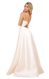 4 of 12 Nox Anabel T406 Dress Cream