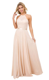 1 of 4 Nox Anabel Y102 Dress Champagne