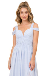 7 of 12 Nox Anabel Y277 Dress Dusty-Blue