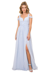 1 of 12 Nox Anabel Y277 Dress Dusty-Blue